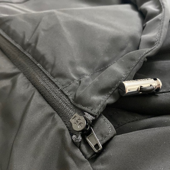 Michael Kors Black Anorak Zip Front Rain Jacket - Picture 5 of 16